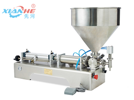 先河氣動(dòng)單頭膏體灌裝機(jī)
