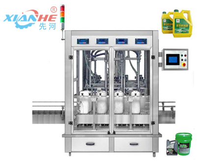 先河全自動(dòng)稱重潤(rùn)滑油灌裝機(jī)