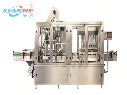 先河全自動(dòng)四頭椰子油灌裝機(jī)